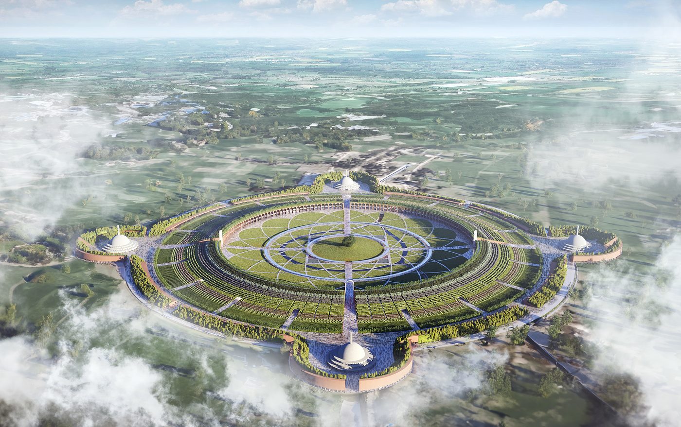 Aerial Master Plan Render