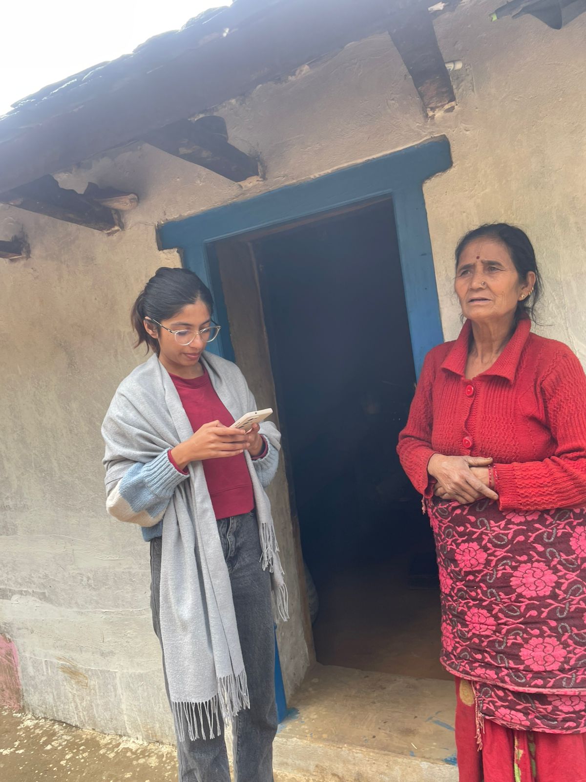 Community field work — rural Nepal